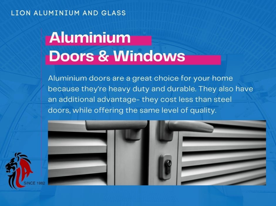 Aluminium doors fixing near me