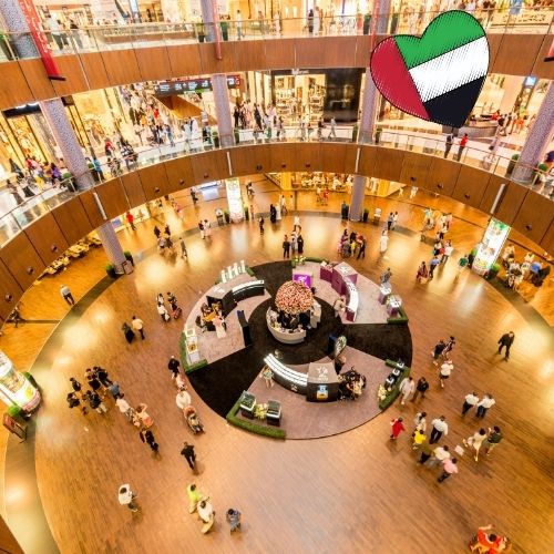 Mall of the emirates Burj al arab